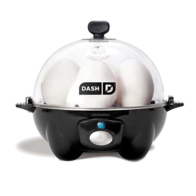 Image for article titled DASH Rapid Egg Cooker: 6 Egg Capacity Electric Egg Cooker for Hard Boiled Eggs, Now 16% Off