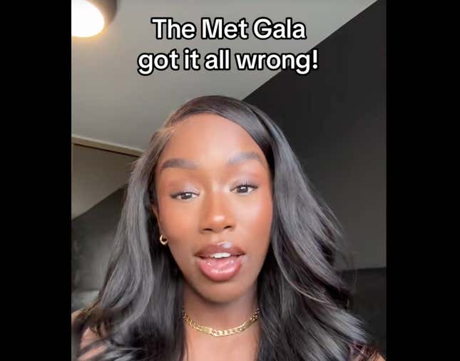 Image for article titled These Black TikTok Best-Worst Met Gala Reviews Are Comedy Gold!
