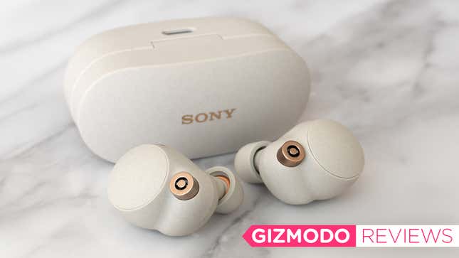 Image for article titled Sony Has Done It Again: Weirdly Big Earbuds With Incredible Noise Cancellation