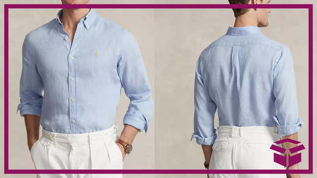 Elevate Your Wardrobe with Polo Ralph Lauren Men’s Linen Shirts, 35% Off at Macy’s!