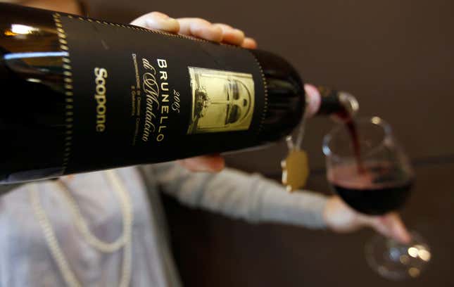 The Italian police just saved the world from 220,000 bottles of bad wine