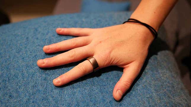 A photo of a not-Samsung smart ring