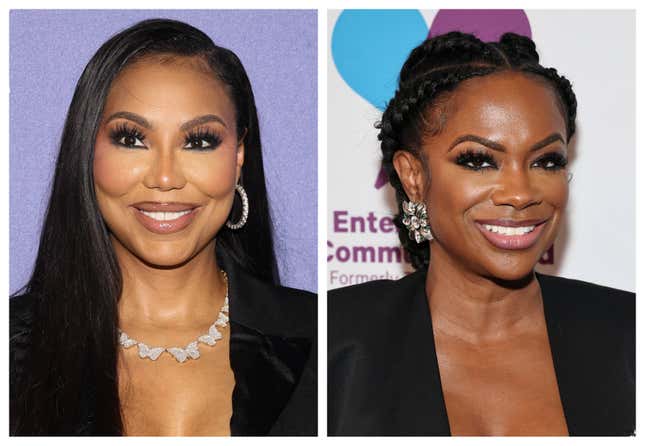À gauche : Tamar Braxton | À droite : Kandi Burruss