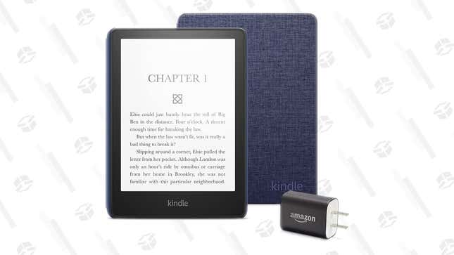 Kindle Paperwhite Essential Bundle | $138 | Amazon