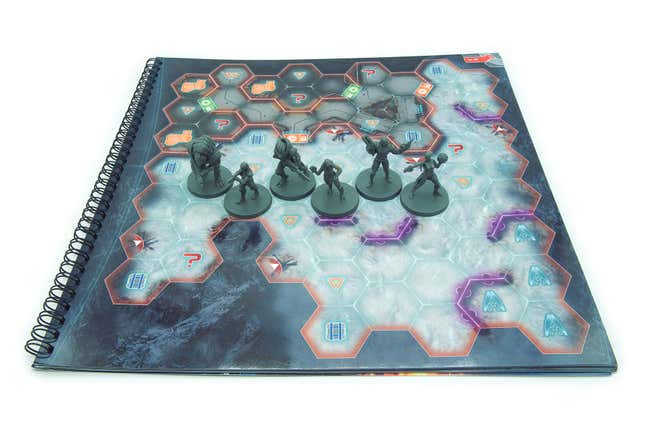 An instance of the Mass Effect board game.