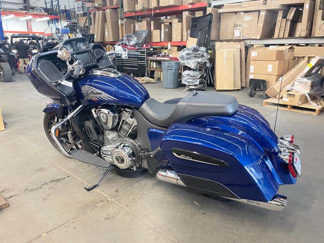 Image for article titled When You Pump Up The Power Of A 2021 Indian Challenger Limited You Get A Mega Muscle Bike