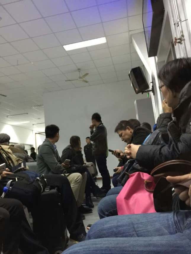 Investors held in Jiujingzhuang on Oct. 25, 2015.