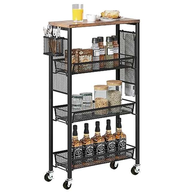 Image for article titled Strike the Perfect Balance with YITAHOME Kitchen Cart, 54% Off