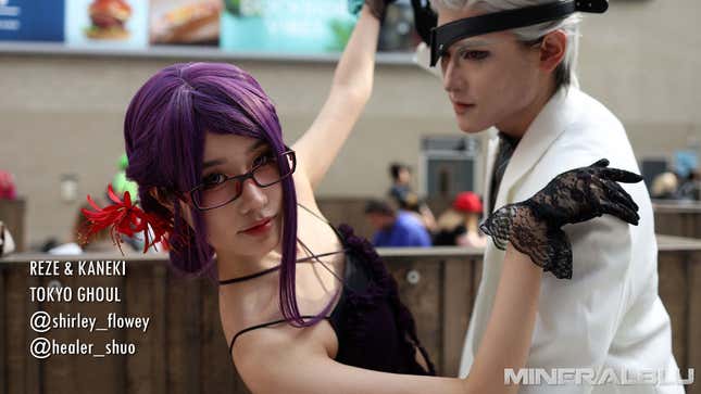 A photograph of a cosplayer at London's MCM Expo
