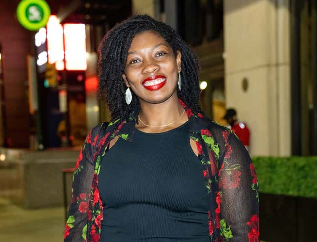 PHILADELPHIA, PENNSYLVANIA - SEPTEMBER 22: Polo player Shariah Harris is seen leaving a party at Steak 48 on September 22, 2023 in Philadelphia, Pennsylvania