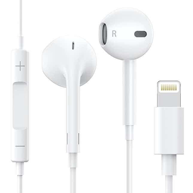 Image for article titled Apple Earbuds for iPhone, Now 93.06% Off