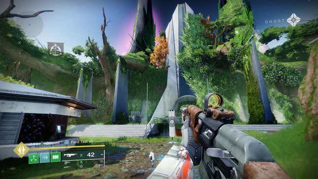 The Guardian visits the old tower in Destiny 2.