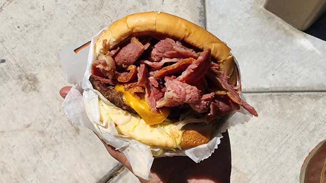 Pastrami burger