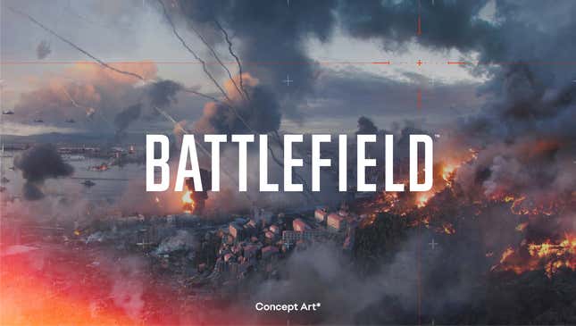 Concept shows an upcoming Battlefield game.