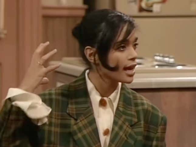 Image de l'article intitulé Le style vestimentaire emblématique de Denise Huxtable, du Cosby Show, est toujours aussi séduisant