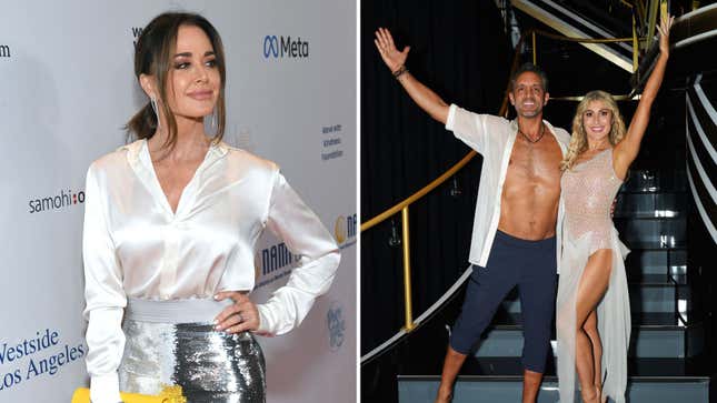 Kyle Richards Responds to Her Husband Holding Hands With <i>DWTS</i> Partner: 'There's Something There'