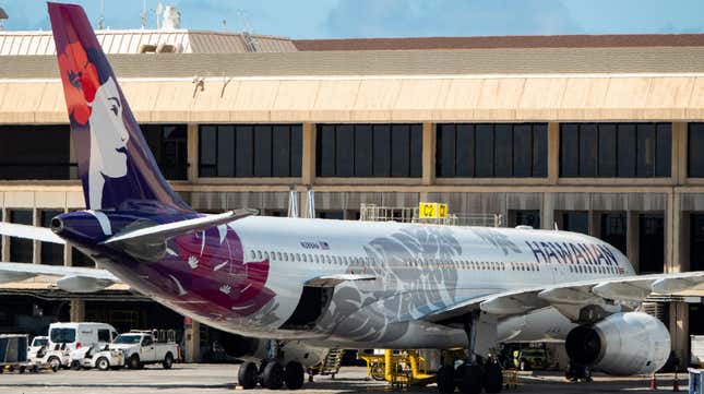 A Hawaiian Airlines plane