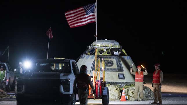 business new tamfitronics A photo of Starliner after landing back on Earth. 