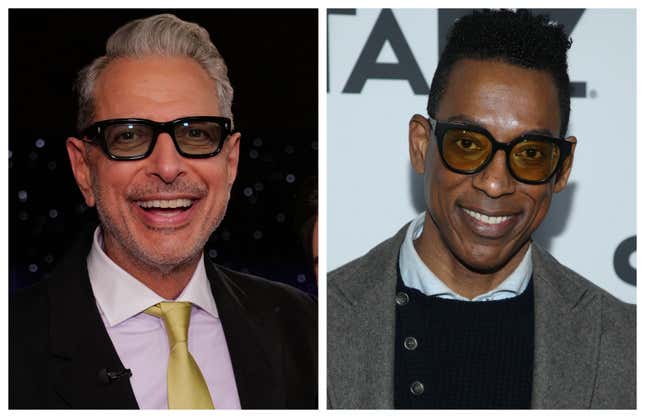 Jeff Goldblum (left) and Orlando Jones (right)