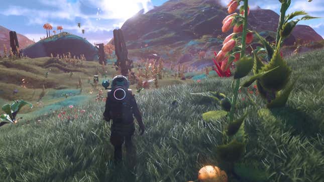 A screenshot from No Man's Sky's new Worlds Part 1 update