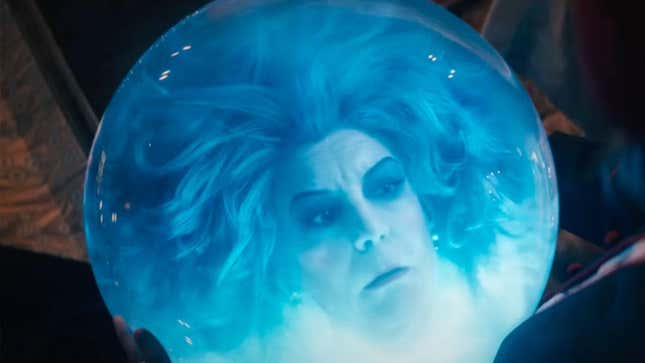 A bubble-headed ghost