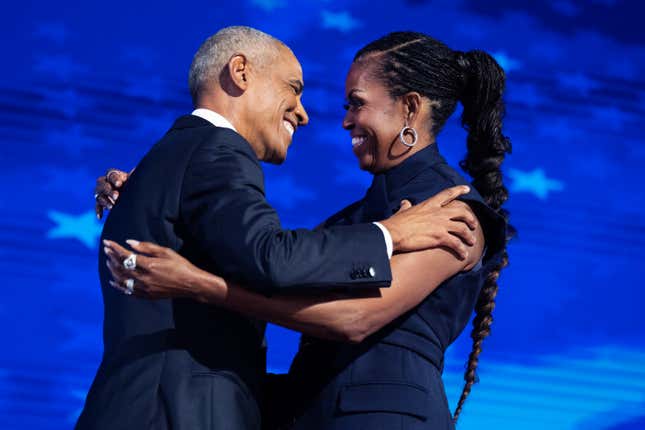 Image for article titled Black America Can&#39;t Stop Talking About Michelle and Barack&#39;s Epic DNC Speeches. Here&#39;s What We&#39;re Saying