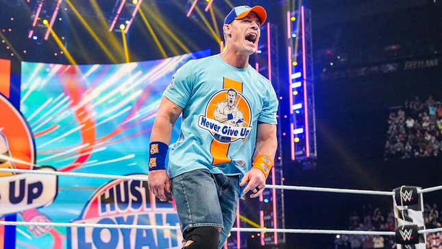 John Cena getting hyped up