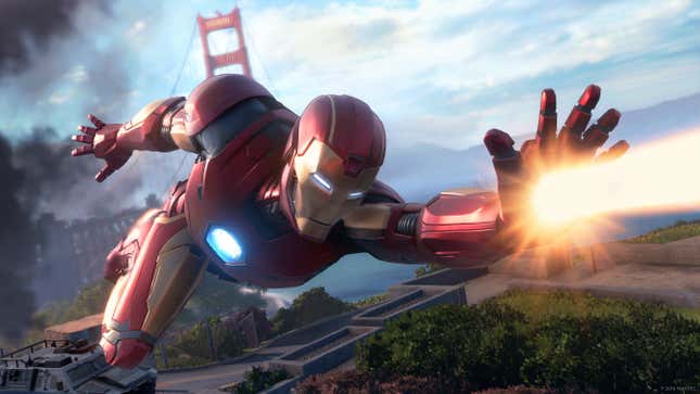 Marvel character Iron Man from Square Enix's Marvel's Avengers