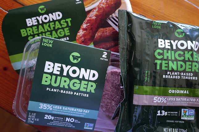 Beyond Meat products in Chicago, Illinois. 