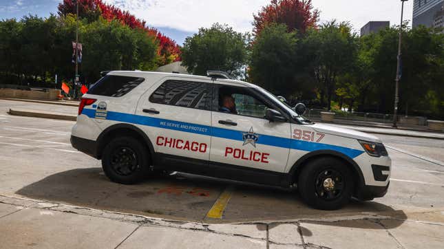 Chicago police car is seen in Chicago, United States, on October 14, 2022.