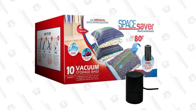 SpaceSaver 10-Pack with Electric Pump | $43 | Amazon