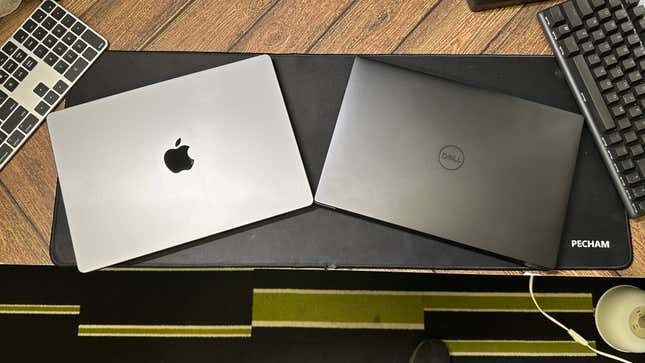 Image for article titled Apple MacBook Pro 14 Versus Dell XPS 14: Who Wins on Comfort and Creativity?