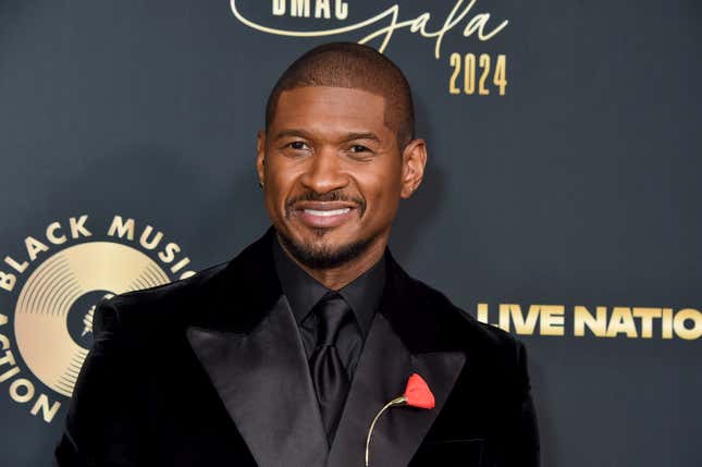 Usher at the 2024 BMAC Gala held at The Beverly Hilton on September 19, 2024 in Beverly Hills, California.