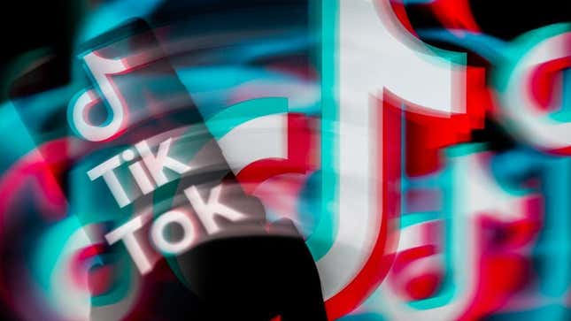 A collage of TikTok logos