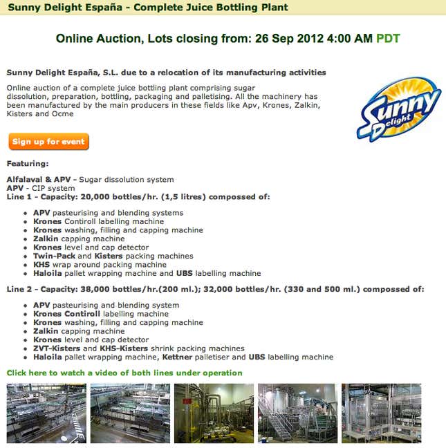 Image for article titled When firms go bust, their remains go up for auction at this eBay for corporate flotsam