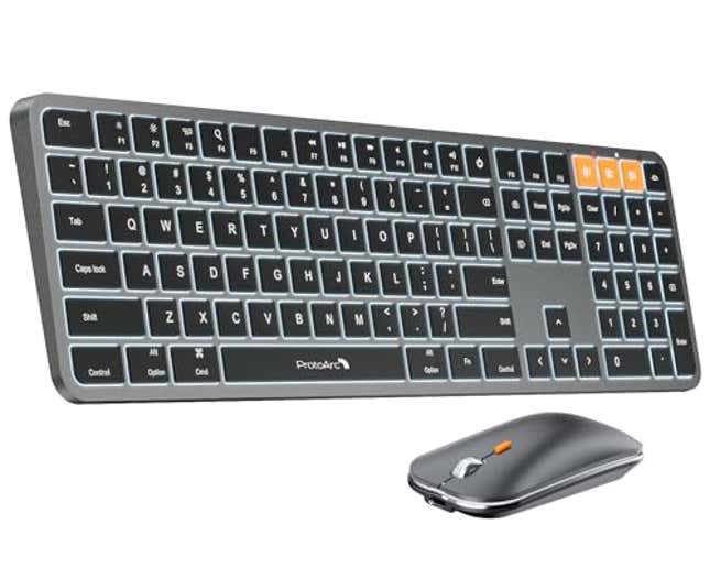 Image for article titled ProtoArc Bluetooth Keyboard and Mouse for Mac, Now 43% Off