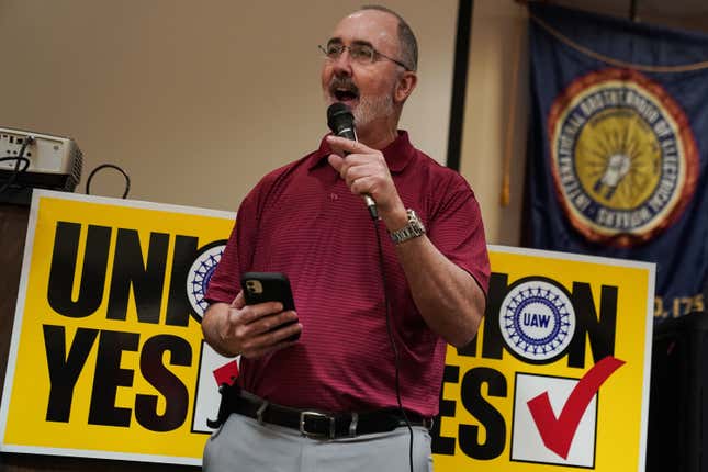 United Auto Workers (UAW) President Shawn Fain.