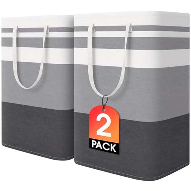 Image for article titled HomeHacks 2-Pack Large Laundry Basket, Now 20% Off