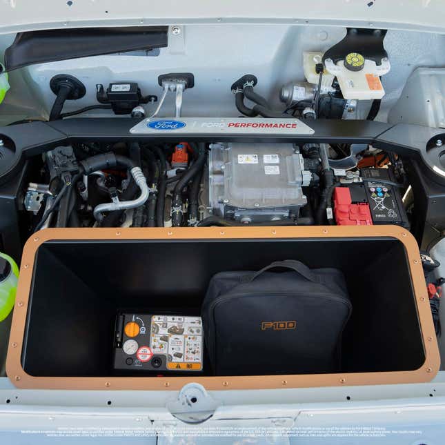 Image for article titled Ford Shows Off Their Electric Crate Motor In A Fantastic Resto-Mod 1978 F-100 Truck