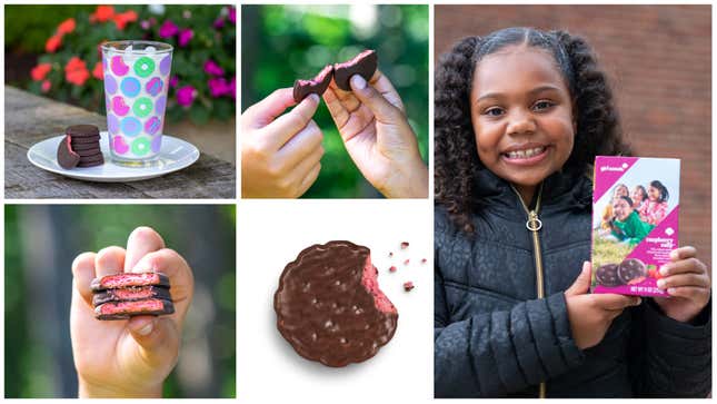 Raspberry Rally Girl Scout Cookie lifestyle images