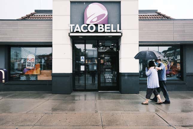 Taco Bell restaurant in New York City.