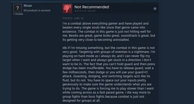 Image for article titled Stellar Blade, As Told By Steam Reviews