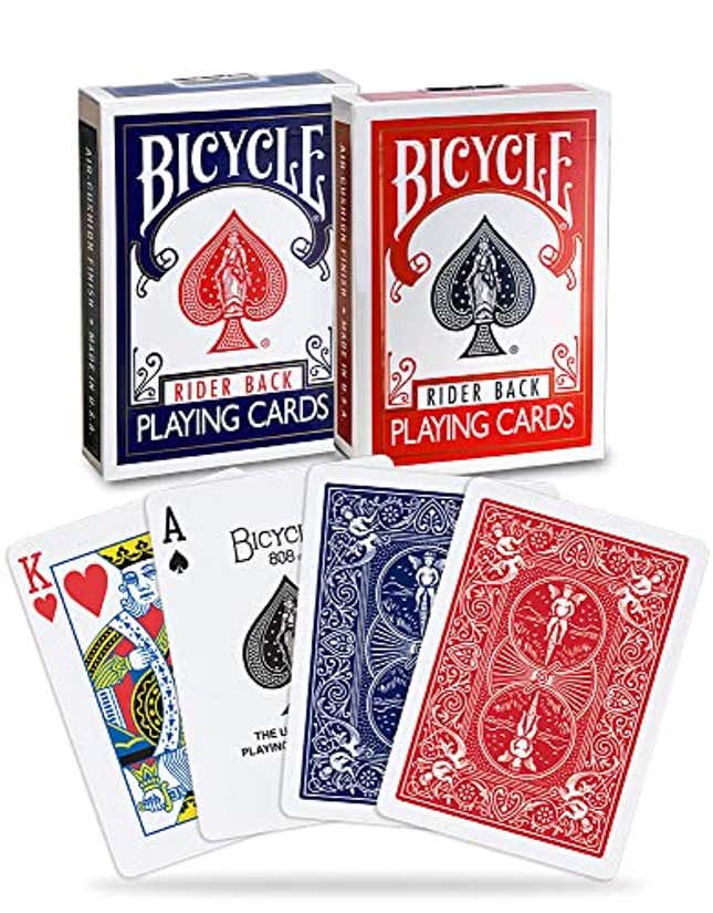 Image for article titled Bicycle Rider Back Playing Cards, Now 39% Off