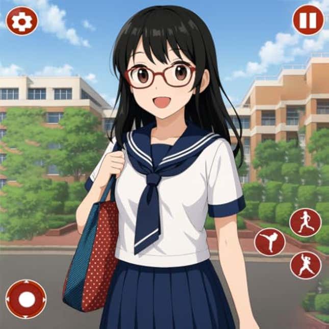 Image for article titled Anime High School Simulator 3d, Now 43% Off