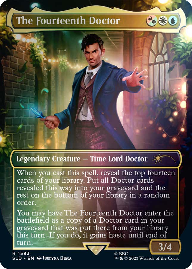 Image for article titled Doctor Who's 60th Anniversary Is Finally Joining Magic: The Gathering