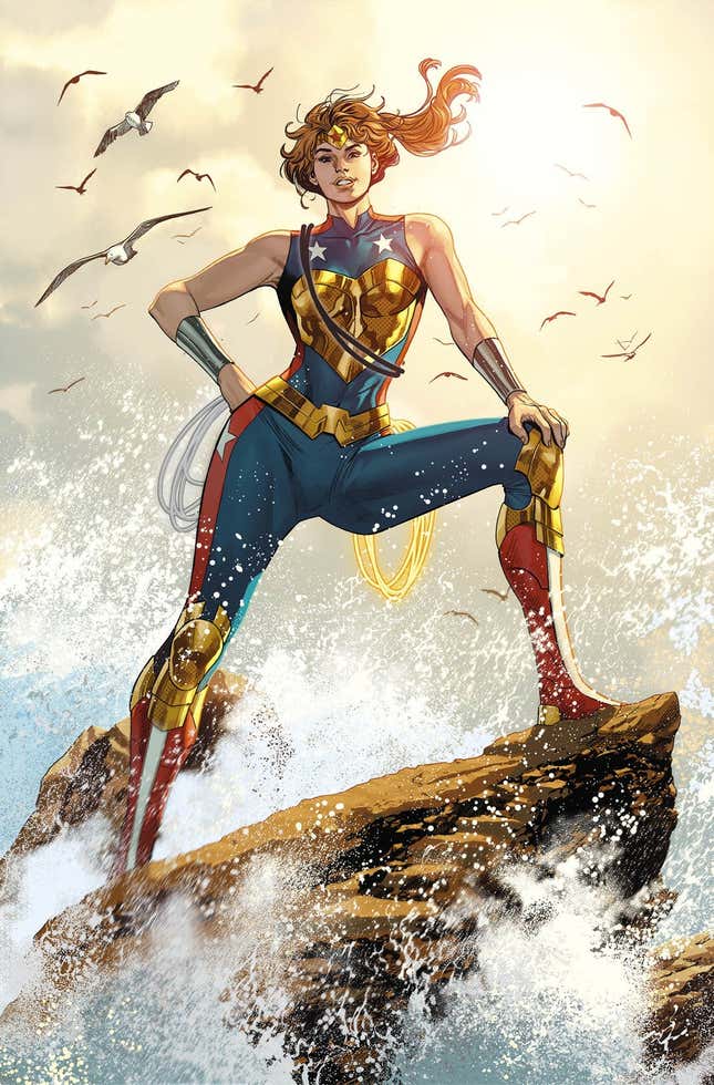 Image for article titled Meet Wonder Woman's New Superheroic Daughter, Trinity