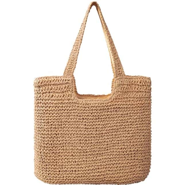 Image for article titled Pleneal Straw Beach Bags for Women, Now 26% Off