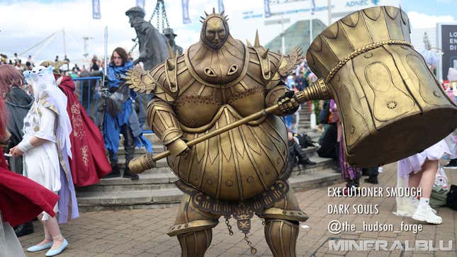 A photograph of a cosplayer at London's MCM Expo