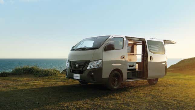 Image for article titled The Nissan Caravan MyRoom Is A Factory VanLife Build That&#39;s Nicer Than My Apartment