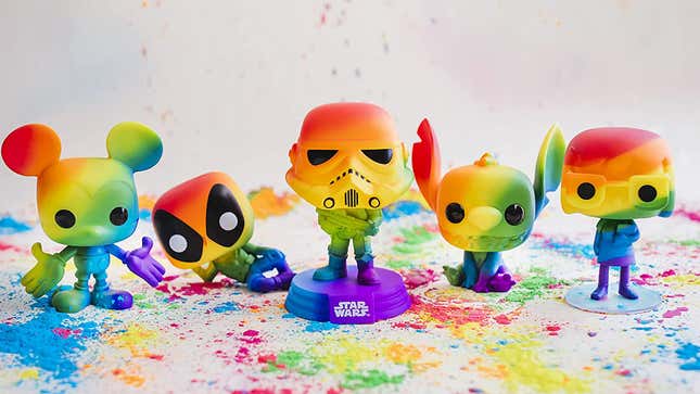 Funko Pop Pride 2021 Deadpool | $9 | Amazon
Funko Pop Pride 2021 Mickey Mouse | $9 | Amazon
Funko Pop Pride 2021 WALL-E | $9 | Amazon
Funko Pop Pride 2021 Stitch | $9 | Amazon
Funko Pop Pride 2021 Tina Belcher | $11 | Amazon